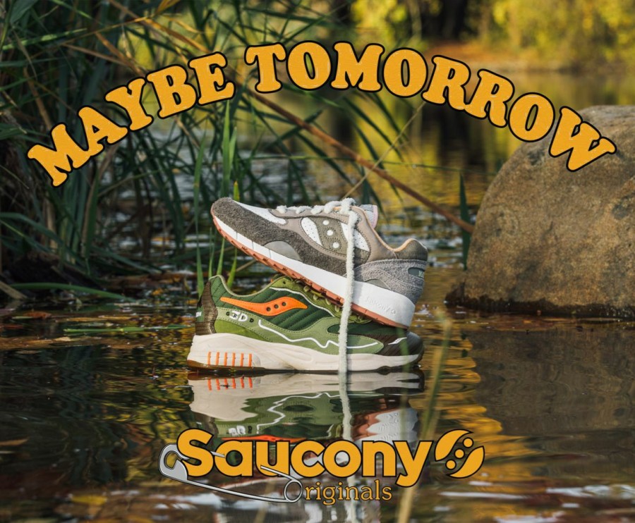 Originals * | Saucony X Maybe Tomorrow 3D Grid Hurricane And Shadow 6000 Classical