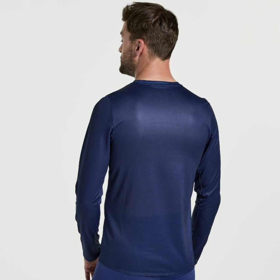 Tops * | Men'S Elite Long Sleeve Saucony Store