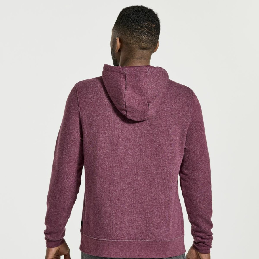 Tops * | Men'S Rested Hoodie Saucony Gift Selection