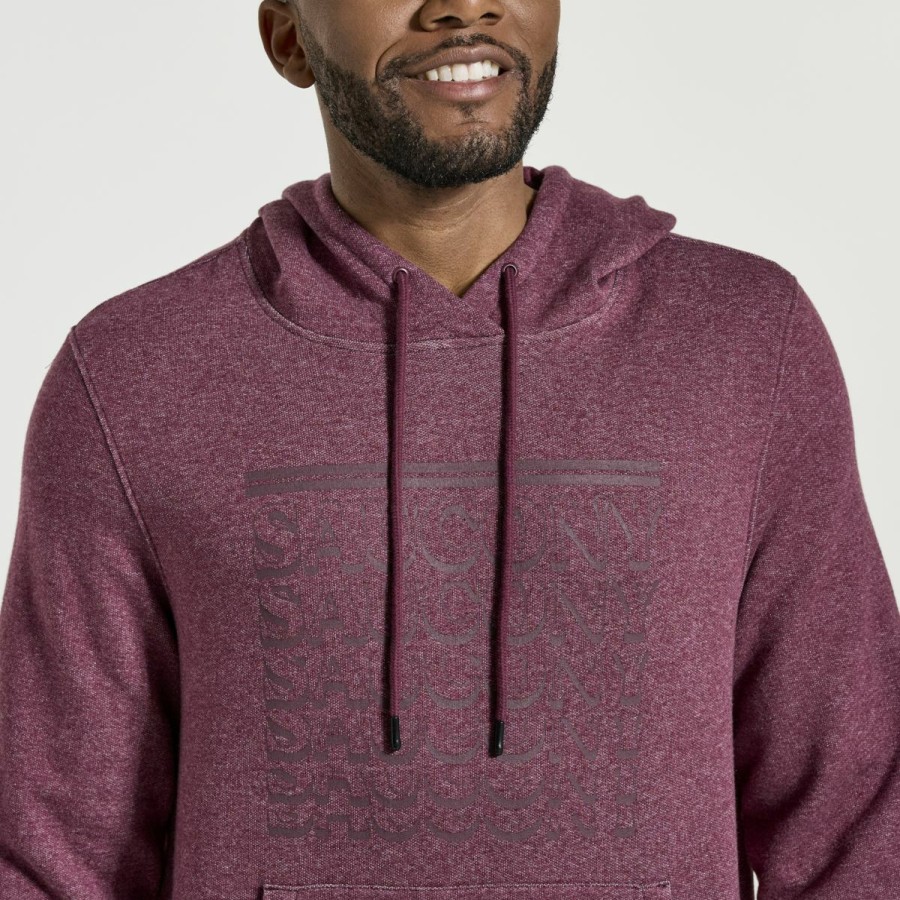 Tops * | Men'S Rested Hoodie Saucony Gift Selection