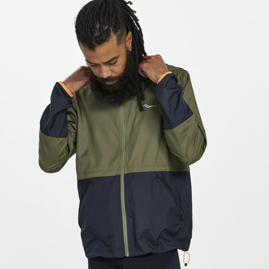 Jackets * | Men'S Packaway Jacket Saucony Official