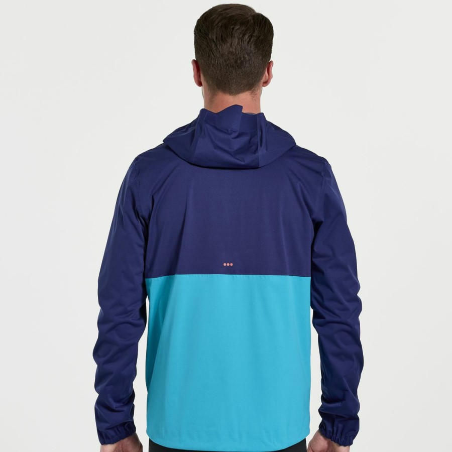 Jackets * | Men'S Boulder Drizzle Jacket Saucony Online Discount