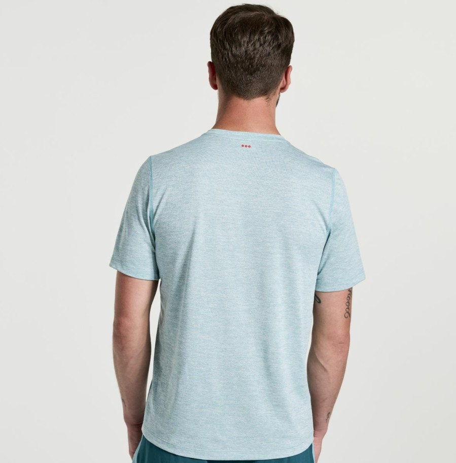 Tops * | Men'S Stopwatch Short Sleeve Saucony Classical