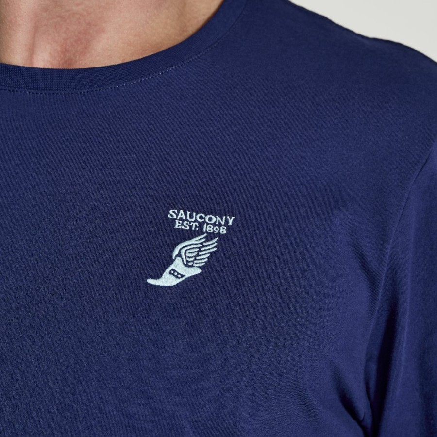 Tops * | Men'S Rested T-Shirt Saucony Featured