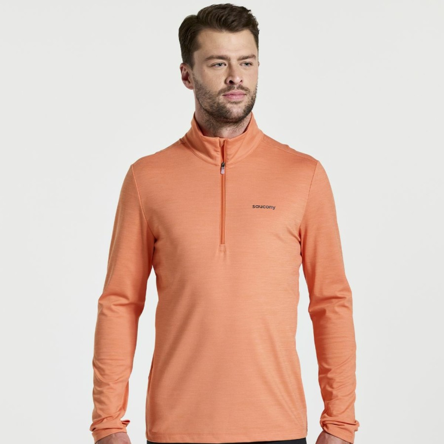 Tops * | Men'S Solstice 1/4 Zip Saucony Fashion