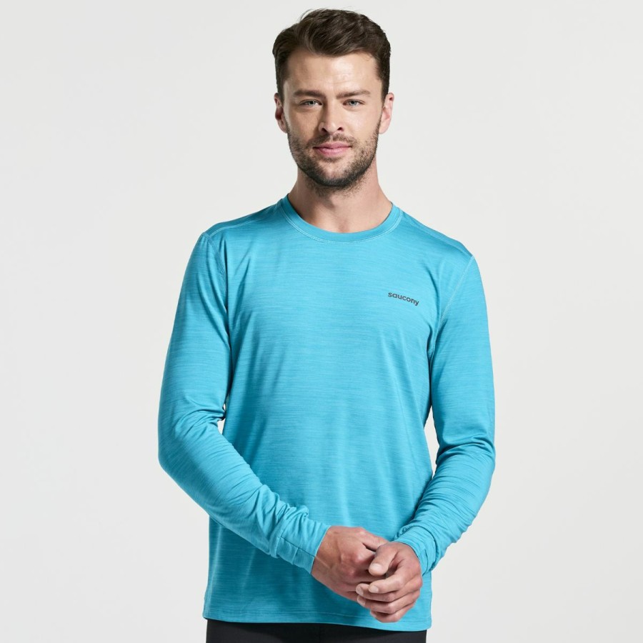 Tops * | Men'S Boulder Baselayer Saucony Discount Store