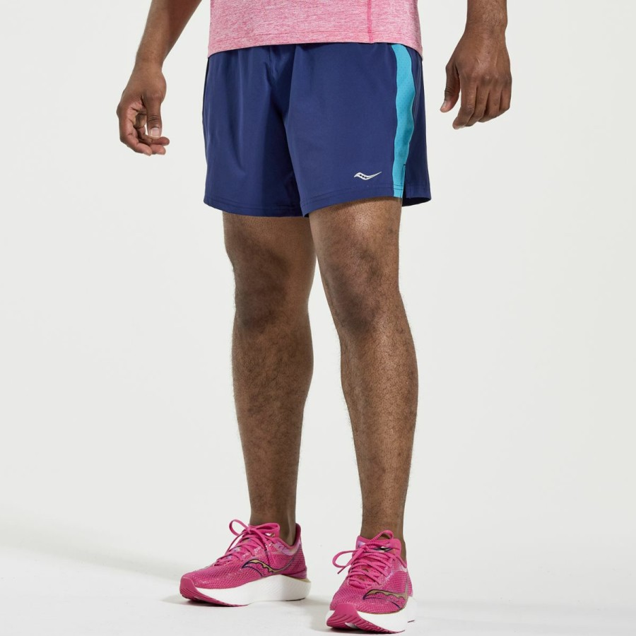 Bottoms * | Men'S Outpace 7 Short Saucony Best Quality