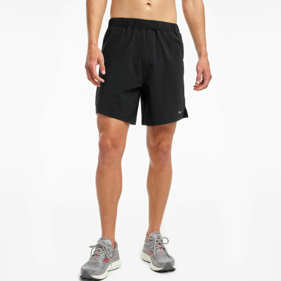 Bottoms * | Men'S Outpace 7 Short Saucony Top Sell