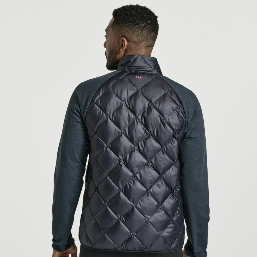 Jackets * | Men'S Boulder Oysterpuff Jacket Saucony Best-Selling