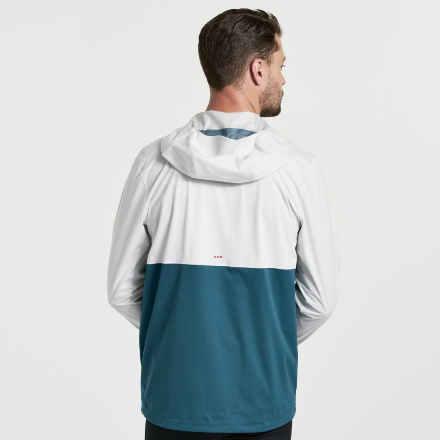 Jackets * | Men'S Boulder Drizzle Jacket Saucony Best Price