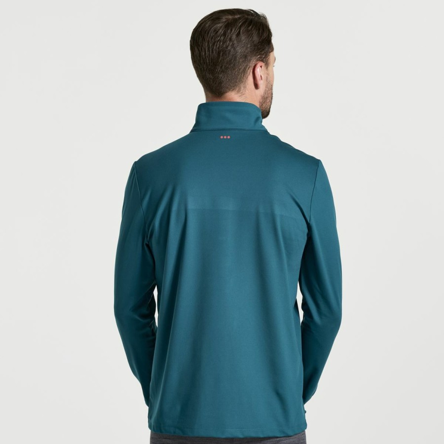 Tops * | Men'S Solstice 1/4 Zip Saucony Less Expensive