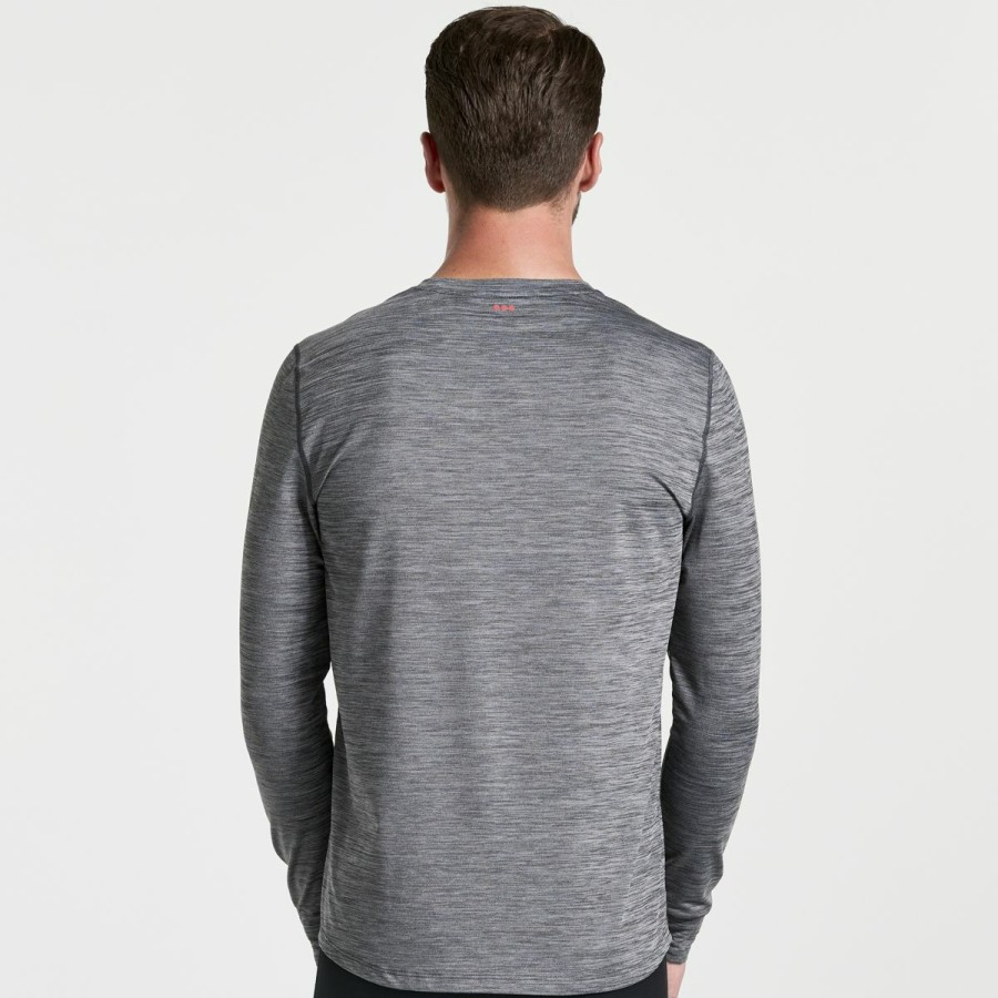 Tops * | Men'S Boulder Baselayer Saucony Fire Sale