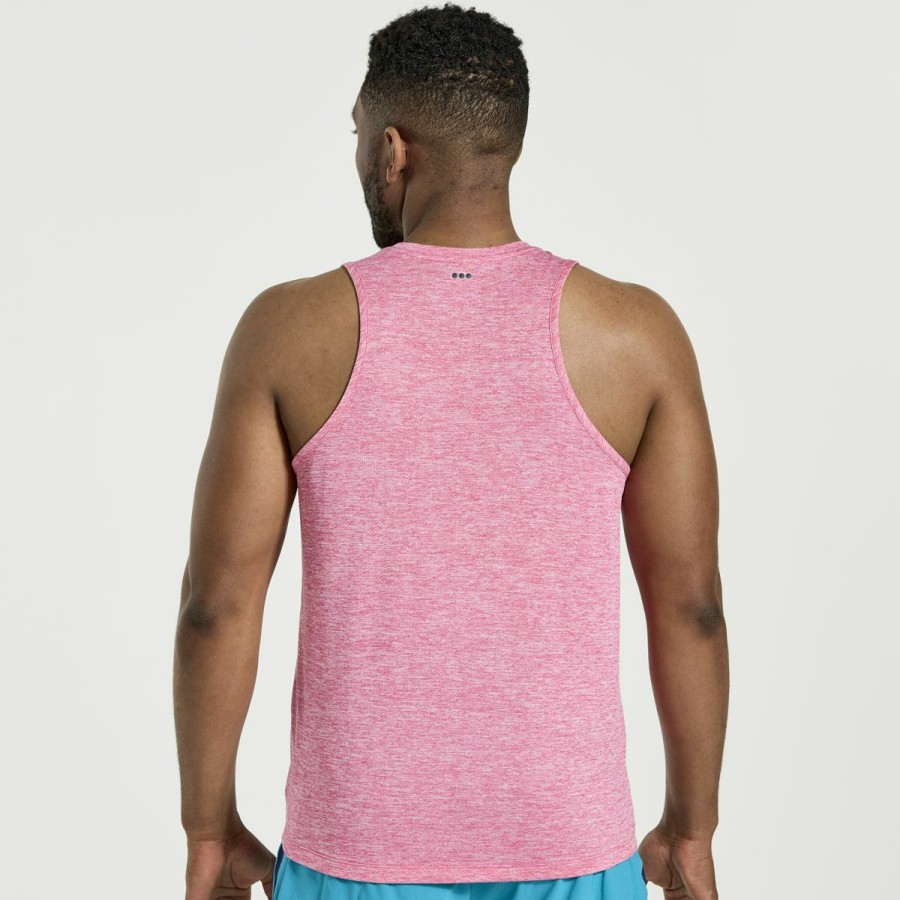 Tops * | Men'S Stopwatch Singlet Saucony Store