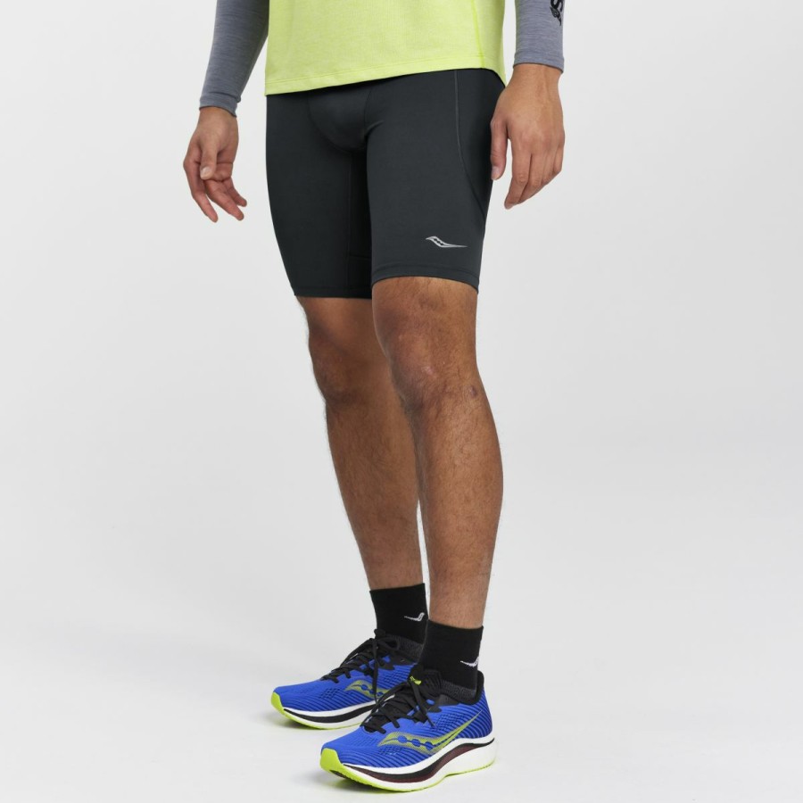 Bottoms * | Men'S Bell Lap Short Saucony Best Quality