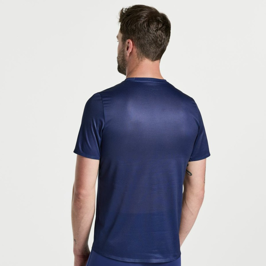 Tops * | Men'S Elite Short Sleeve Saucony Store