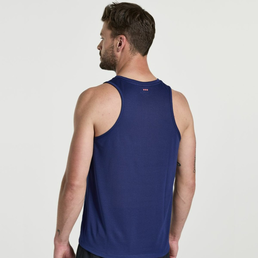 Tops * | Men'S Stopwatch Singlet Saucony Limited Edition