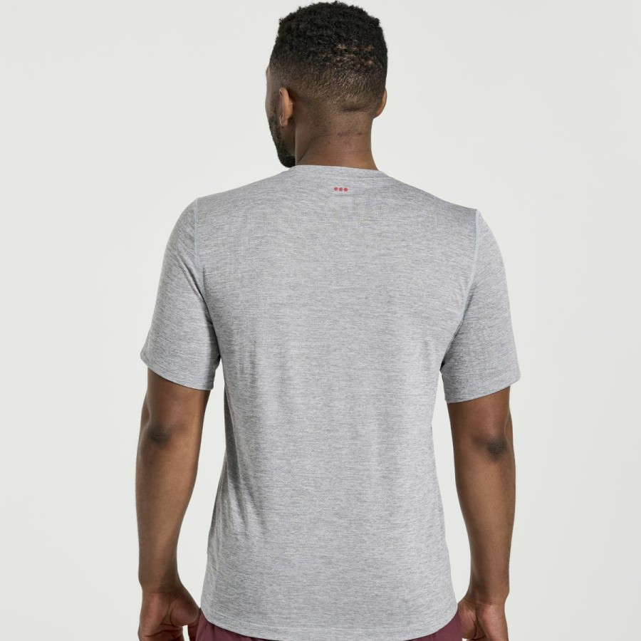 Tops * | Men'S Stopwatch Short Sleeve Saucony Online Discount