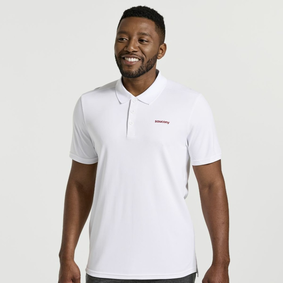 Tops * | Men'S Saucony Polo Shirt Store