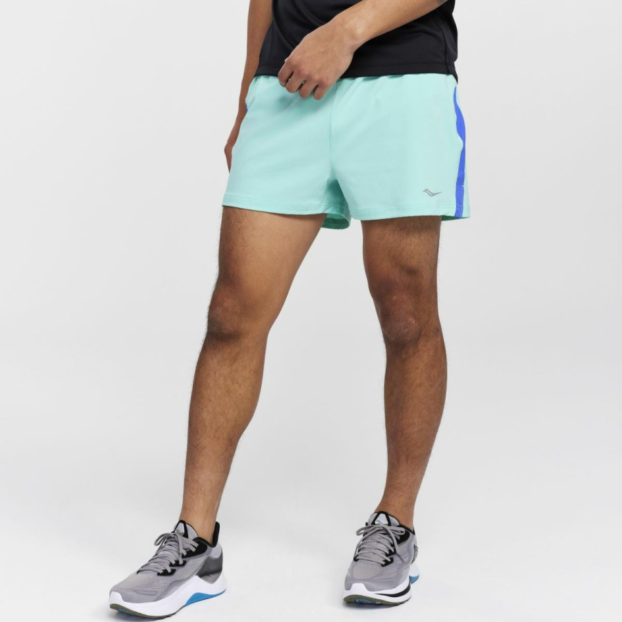 Bottoms * | Men'S Outpace 3 Short Saucony Gift Selection