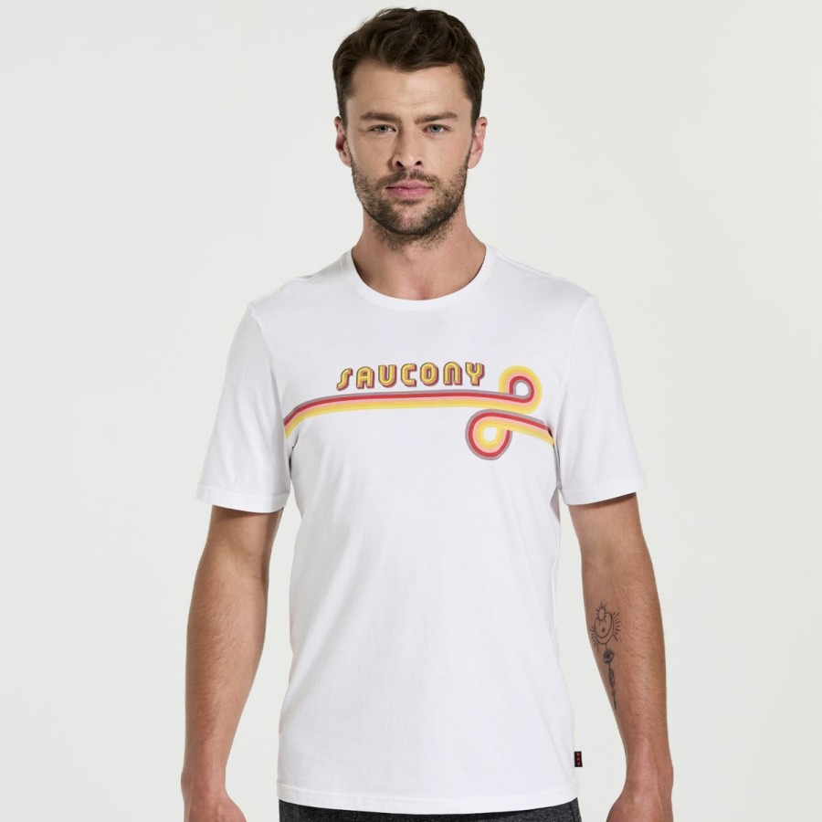 Tops * | Men'S Rested T-Shirt Saucony Less Expensive