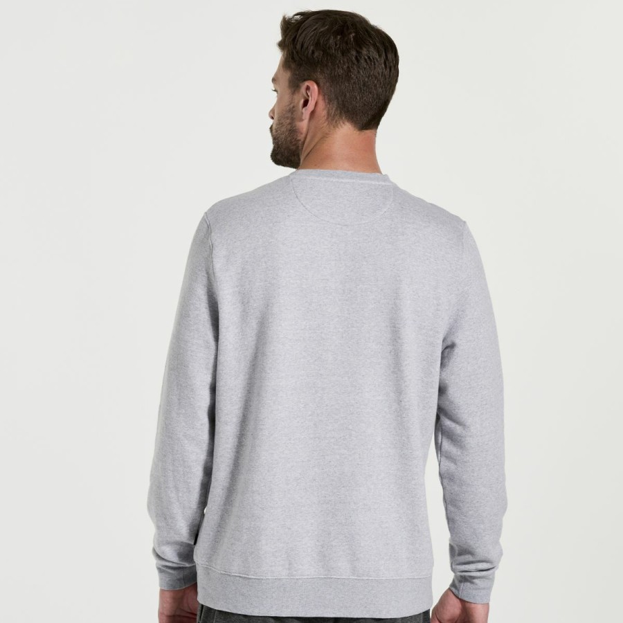 Tops * | Men'S Rested Crewneck Saucony Top Sell