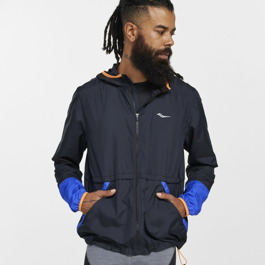 Jackets * | Men'S Packaway Jacket Saucony Official